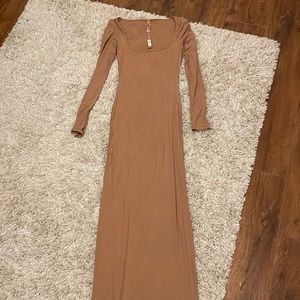 Skims soft lounge long sleeve dress